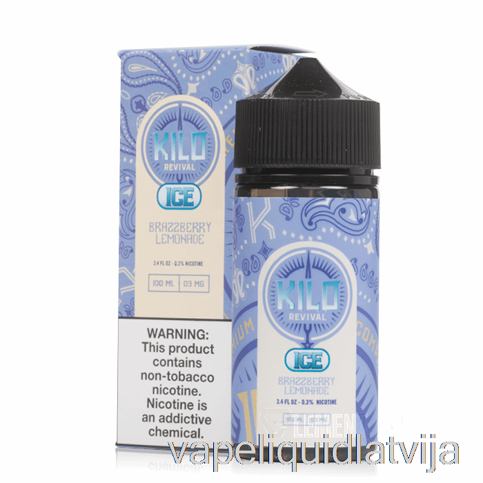 Ledus Brazzberry Limonāde - Kilo Revival - 100ml 6mg Vape šķidrums